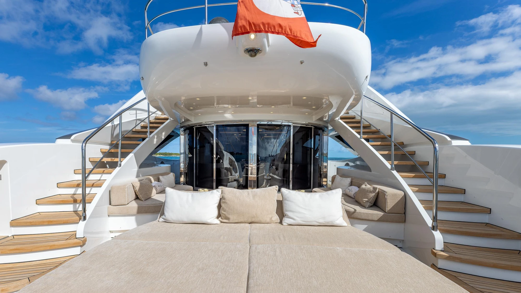 BACK 9 AND A HALF sundeck with lounging areas