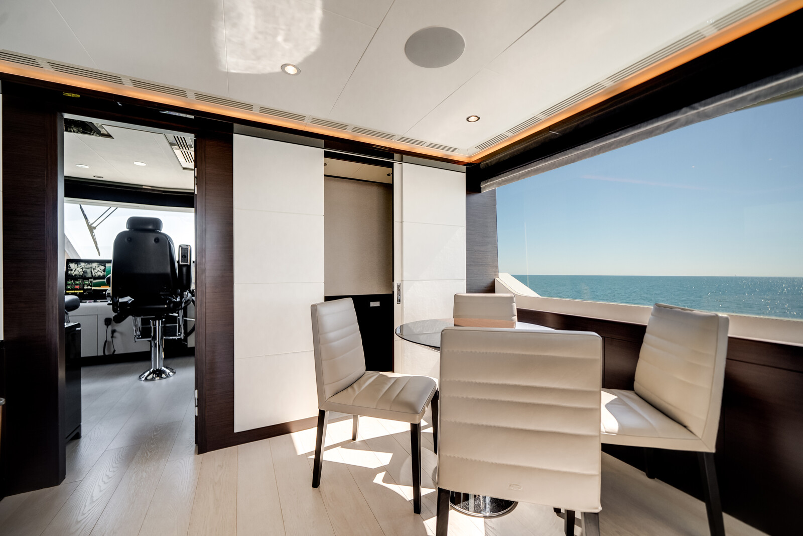 DREAMS skylounge with lounge seating on the upper deck